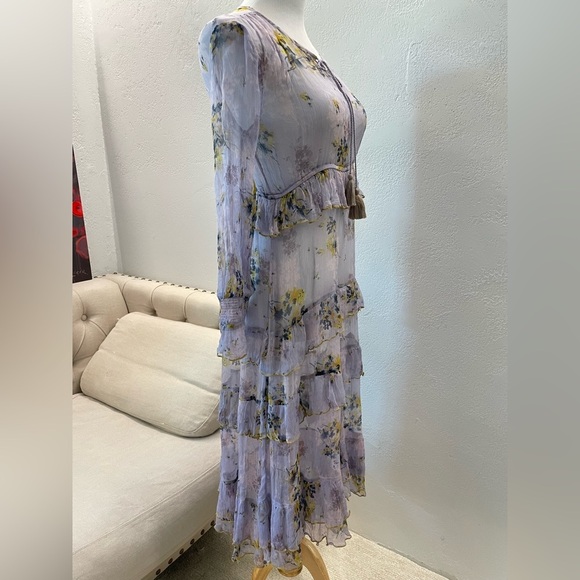 Sundance Natalie Flounce Dress S - Picture 6 of 11